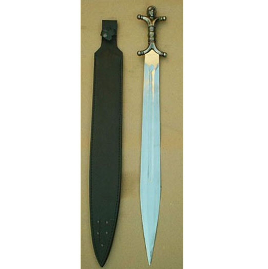Anthropomorphic Celtic Silver Sword image 4