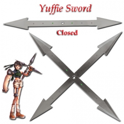 Final Fantasy-Metal Cross Sword of Yuffie
