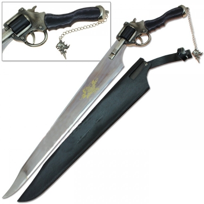 Final Fantasy VIII-8 Squall Functional Gun blade Revolver Sword