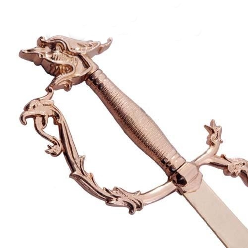 Belly Dance Dragon Scimitar Gold Sword image 3