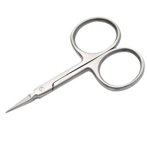 3.5" NARROW NOSE NAIL SCISSORS CURVED-STRAIGHT image 2
