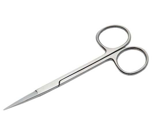 4.5" FINE IRIS SCISSORS CURVED/STRAIGHT4.5" FINE IRIS SCISSORS CURVED/STRAIGHT image 2