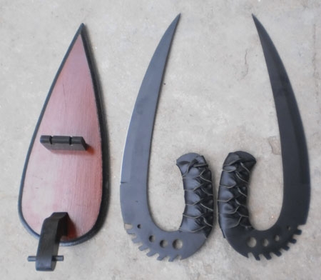 12 inches  Riddicks Dobule  Black Claw Set image 3
