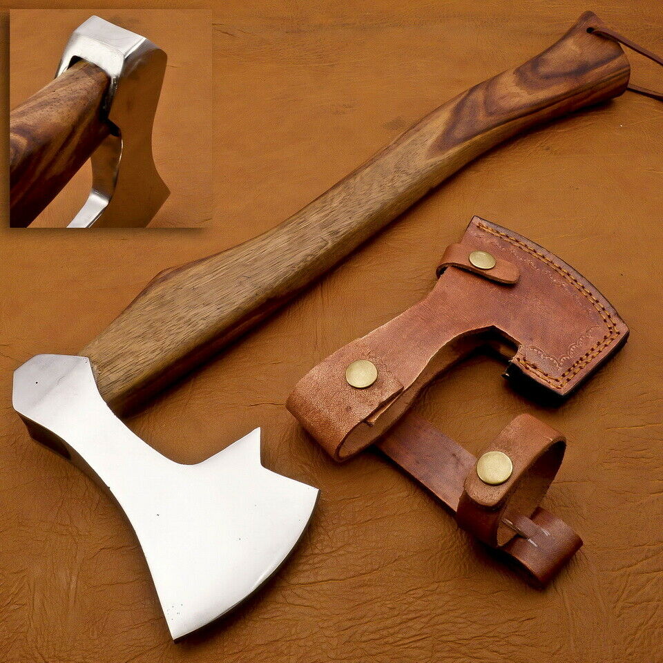 Viking Axe, Custom Handmade Engraved High Carbon Steel Axe