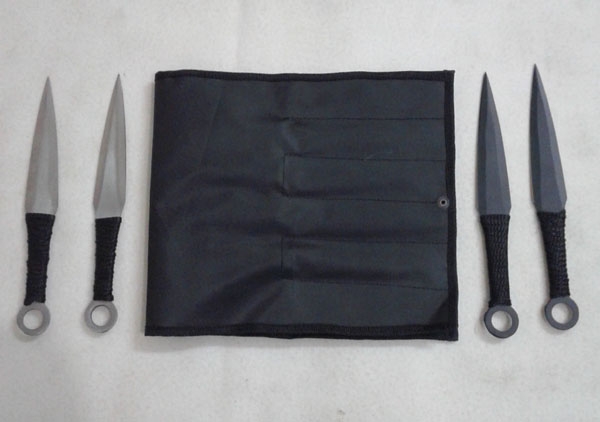 Naruto Kunai Throwing knives Black-Silver 12 Pcs image 3