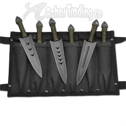3-Pcs Throwing Knife Set Warrior Arrowhead image 2