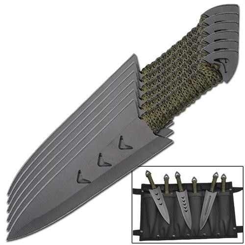 3-Pcs Throwing Knife Set Warrior Arrowhead image 2