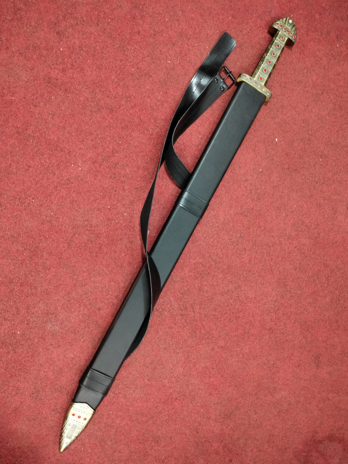 Viking Sword OF King Ragnar Lothbrok Vikings Ragnar, Battle Ready image 2