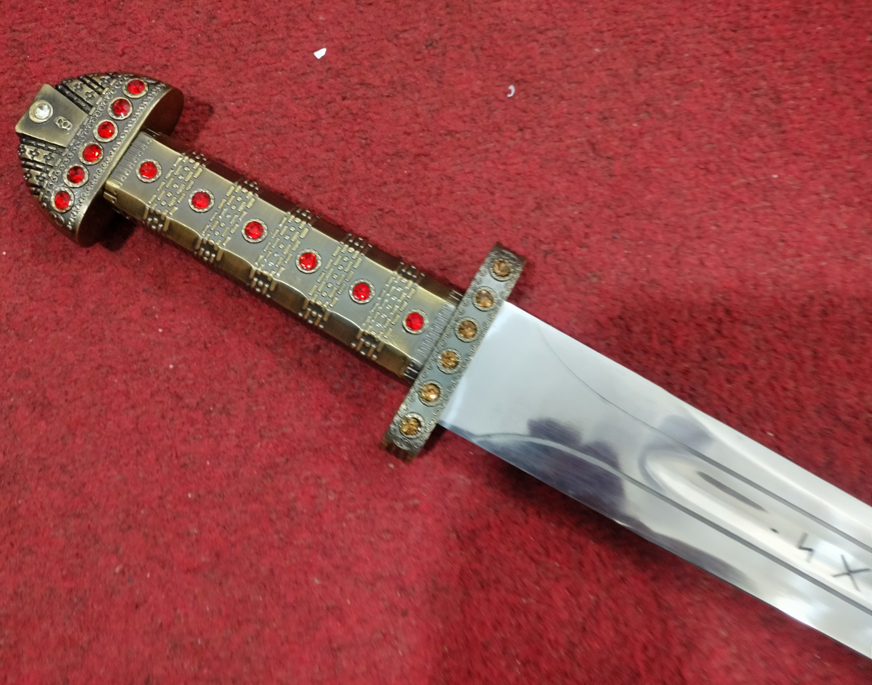 Viking Sword OF King Ragnar Lothbrok Vikings Ragnar, Battle Ready image 6