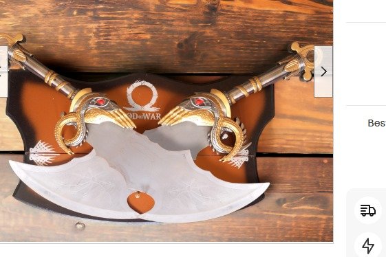 God of War-The Blades of Chaos are a pair of chained blades image 4