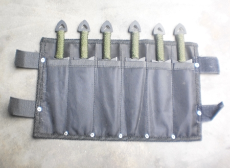 6-Pcs Throwing Knife Set Warrior Arrowhead image 4