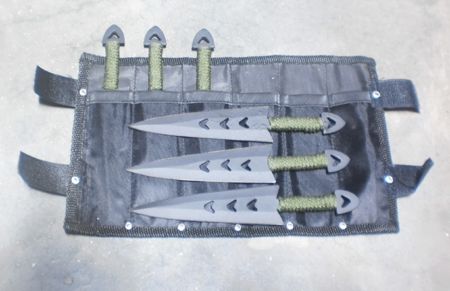 6-Pcs Throwing Knife Set Warrior Arrowhead image 5