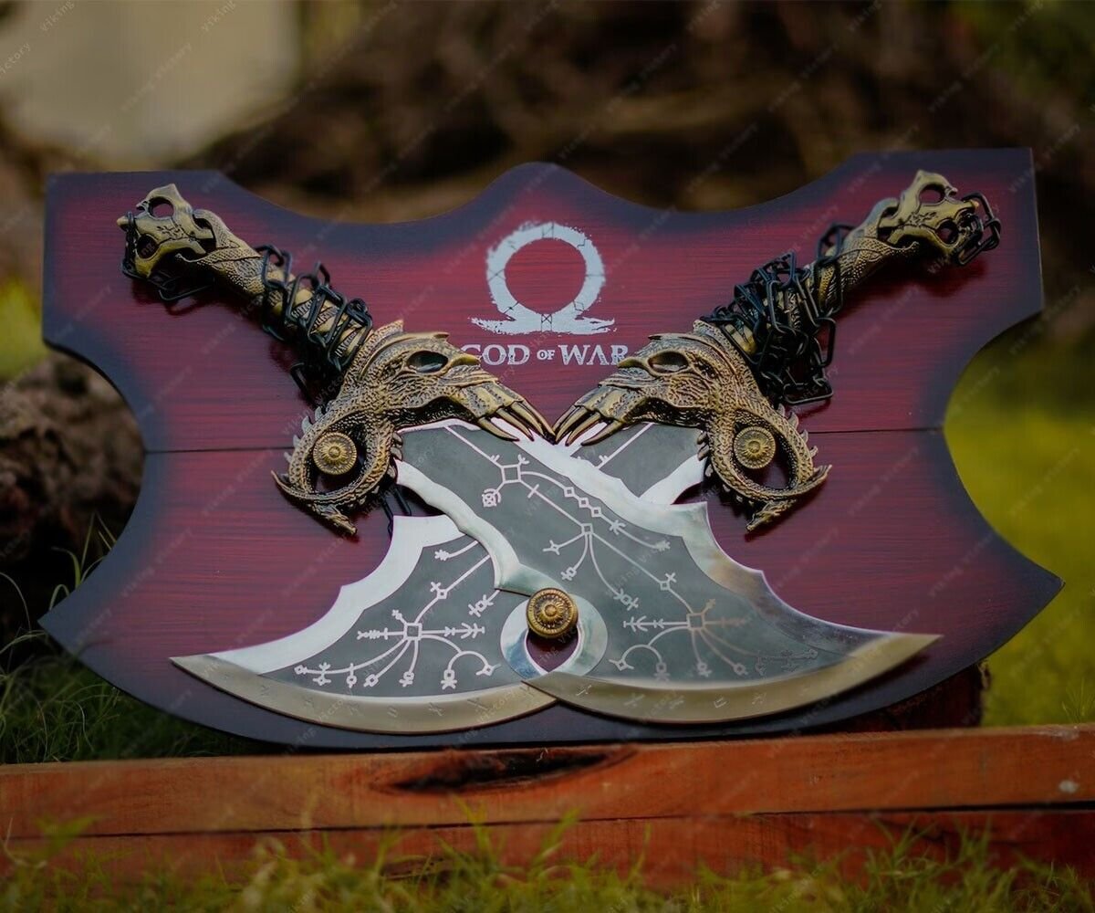 God of War-The Blades of Chaos are a pair of chained blades image 4