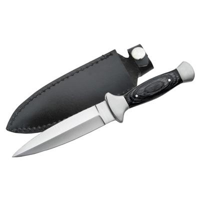 Black Wood Handle Boot Knife