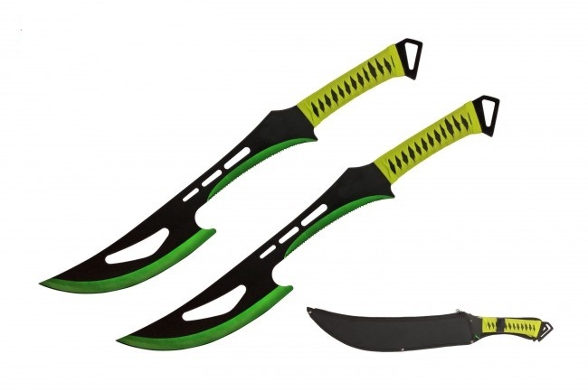 24" Technicolor Ninja Sword Set image 3