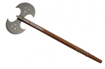 MEDIEVAL DOUBLE BLADE AXE