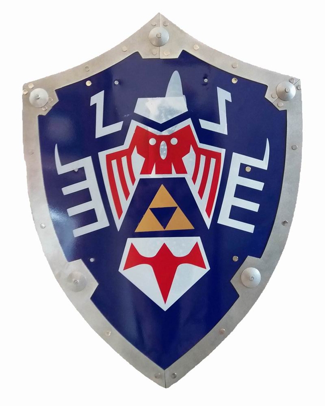 Majora Mask Link Triforce Hylian Shield image 4
