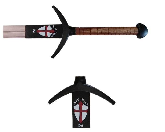 Holy Justice Inquisitor Medieval Templar Crusader Sword image 6