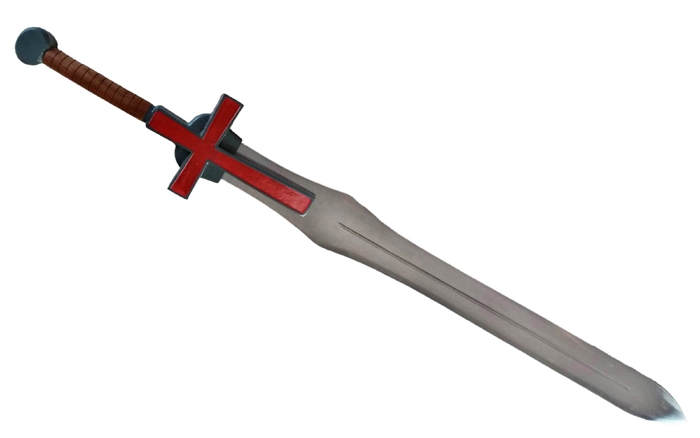 Holy Crusader Medieval Blessed Greatsword Templar Cross Sword image 4