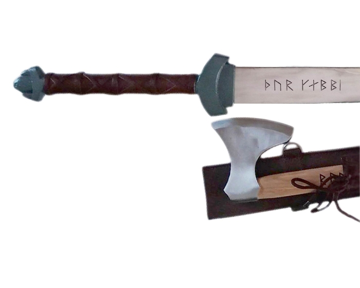 Viking Knights  Sword  Axe Set Thor Champion Winter Bite  image 3