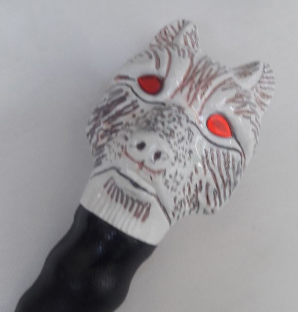 Dire Wolf Jon Snow Long Brown Shade Claw Game Sword image 2