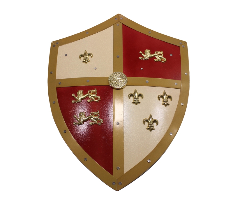 Medieval Royal Knight Crusader Shield Lion Bane image 2