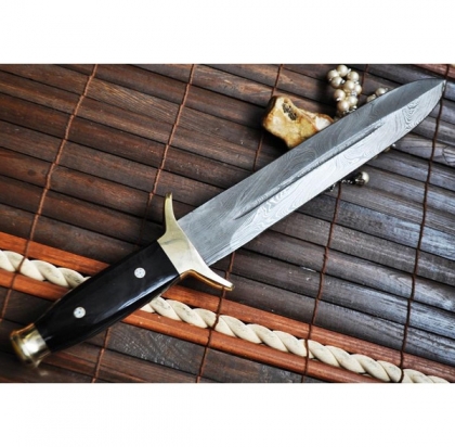Handmade Damascus Hunting Mini Sword