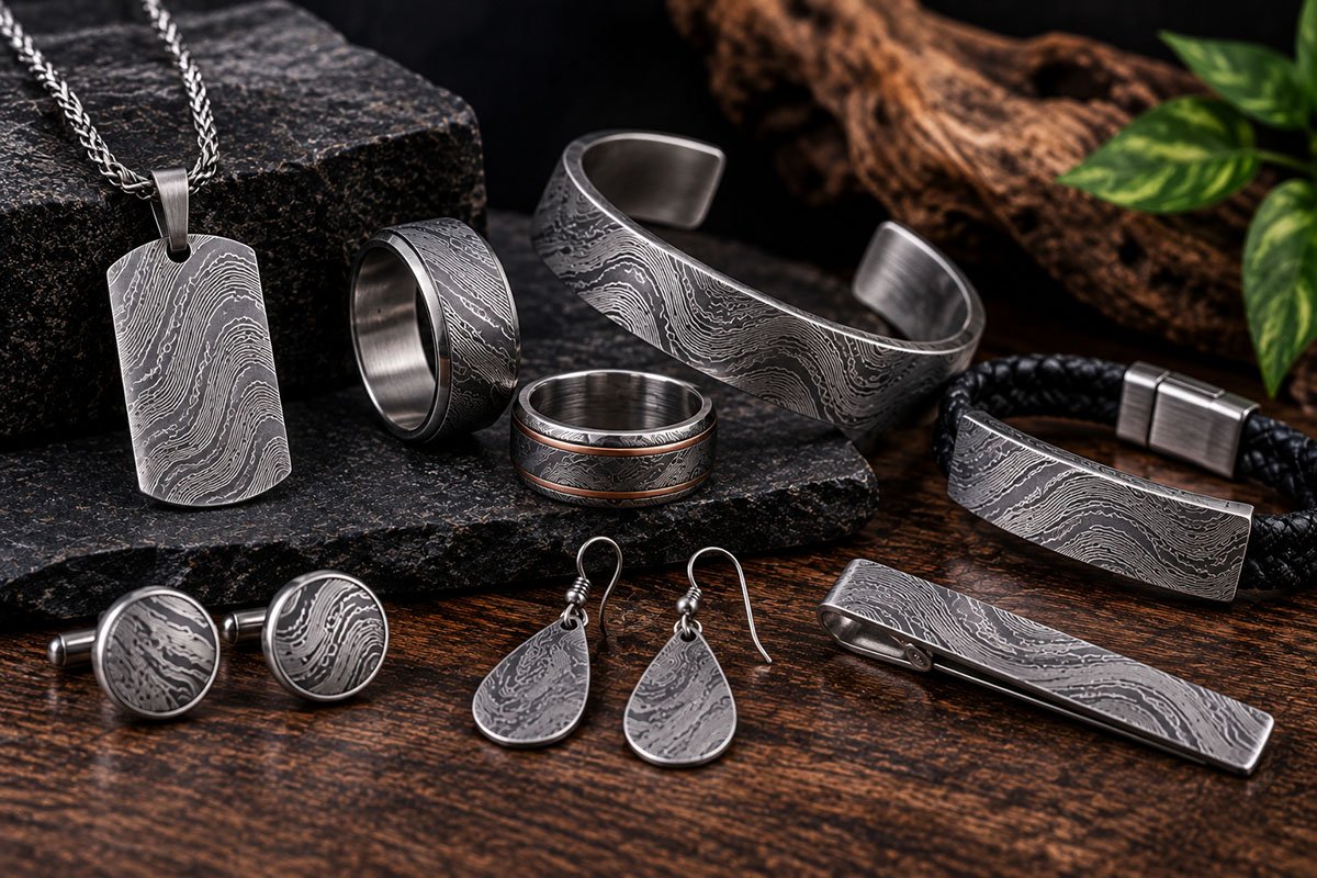 Damascus Steel Jewellery