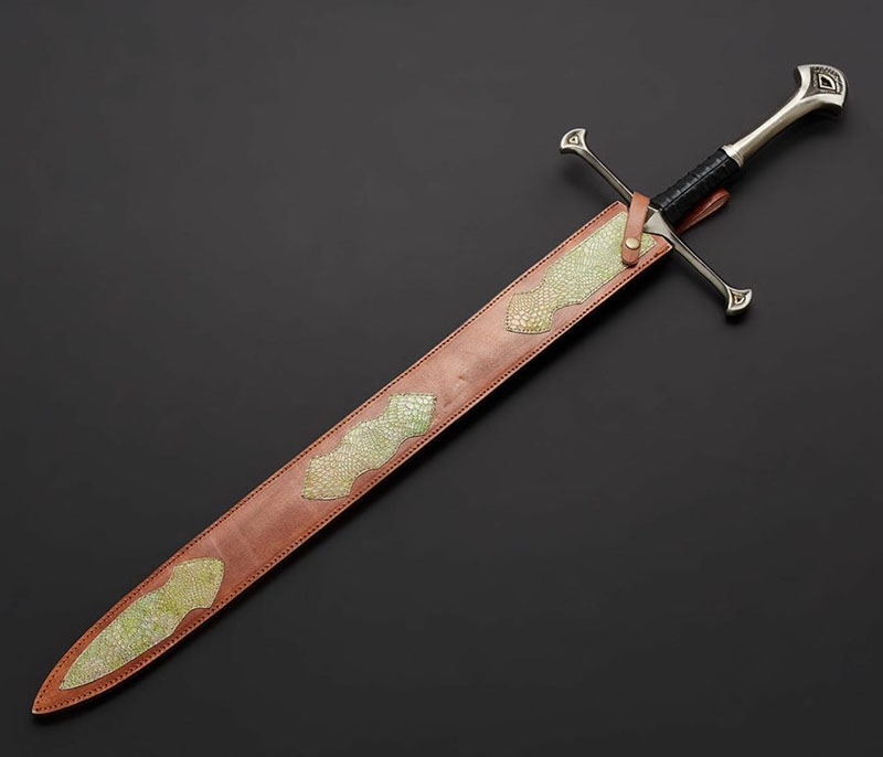 LOTR Anduril Damascus Sword  image 2