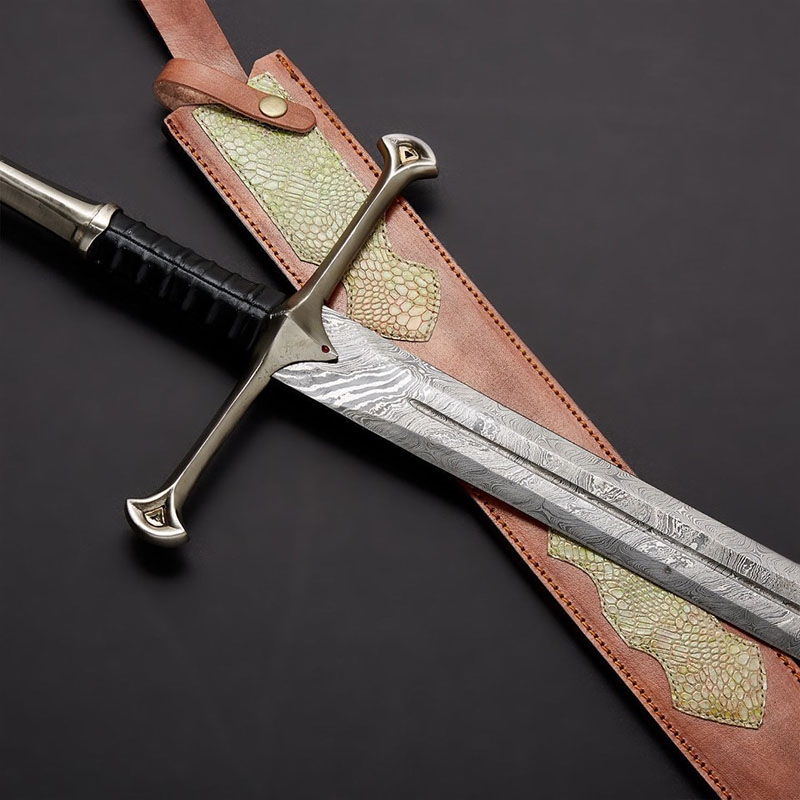 LOTR Anduril Damascus Sword  image 3