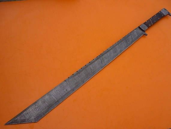 Damascus Steel Sword Full Tang image 2