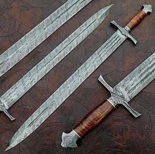 Damascus Steel Sword Full Tang image 2