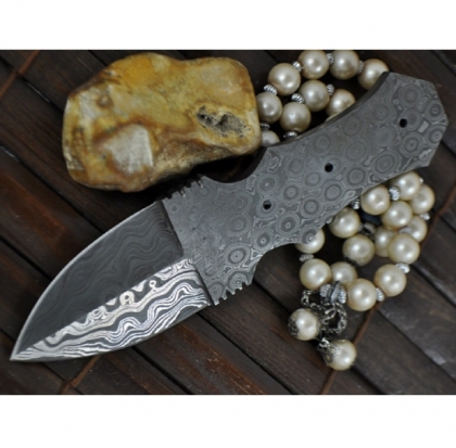 Damascus Blank Blade