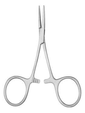 HARTMAN HEMOSTAT SERRATED CURVED-STRAIGHT