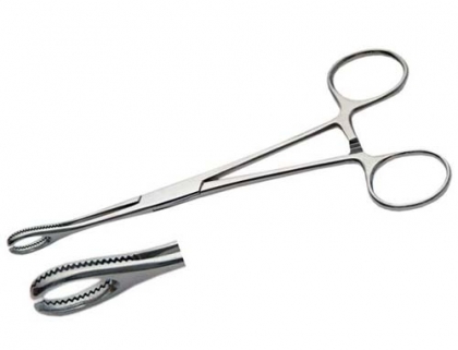 HEMOSTAT SPONGE FORCEP