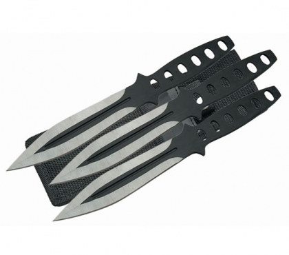 3-Pcs Streak Throwing Knives Set