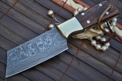 Damascus Kitchen Cleaver