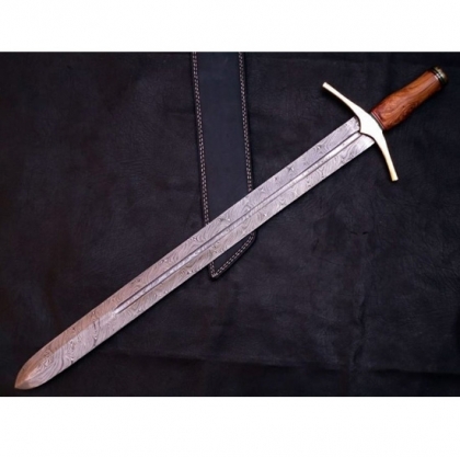 Damascus Hunting Sword