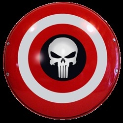 Captain America And Punisher Shield image 4