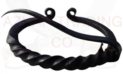 Hand Forged Twisted Ring Clasp