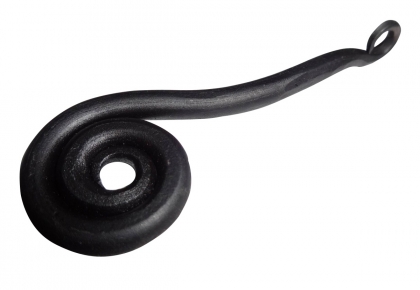 Hand Forged Snake Amulet