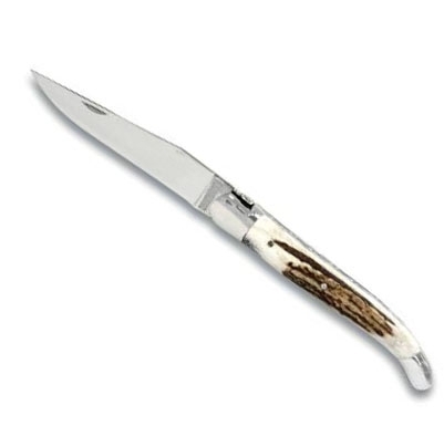 Laguiole Knife Single Blade Stag Handle