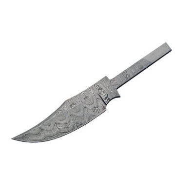 Damascus Clip Hunter Knife Blade