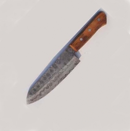Damascus Chef Knife Wood Handle