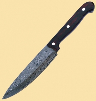 Damascus Chef Knife Wood Handle