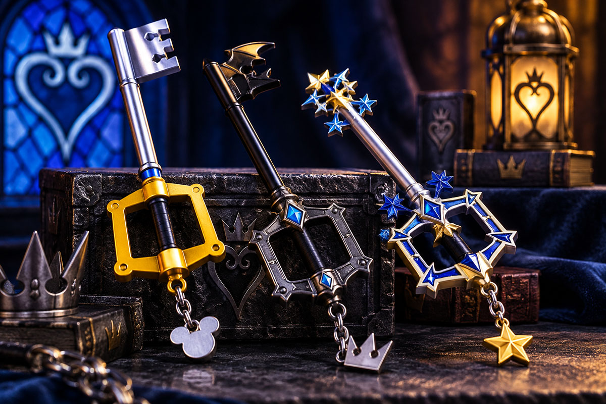 Kingdom Hearts-Inspired Keyblades