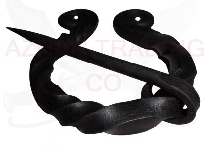 Hand Forged Twisted Ring Clasp
