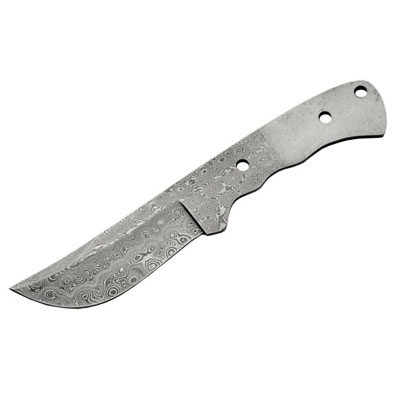 Damascus Coffin Bowie Knife Blade