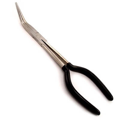 Needle Nose Fishing Plier Curved Tip 