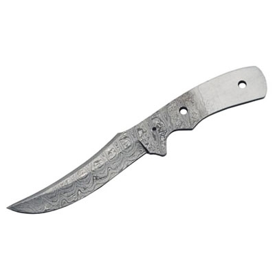 Damascus Buffalo Hunter Knife Blade